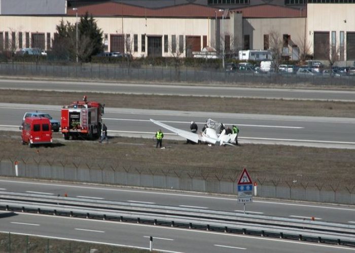 Incidente all'aeroporto Corrado Gex