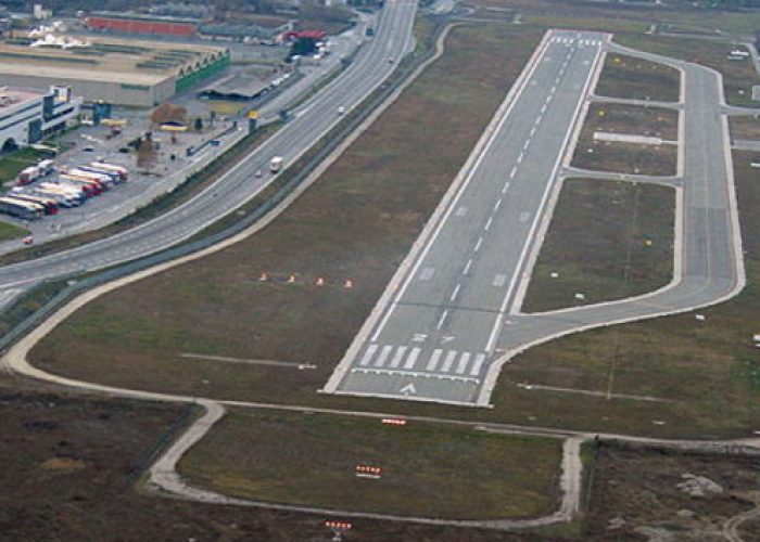 L'aeroporto Corrado Gex di Saint-Christophe