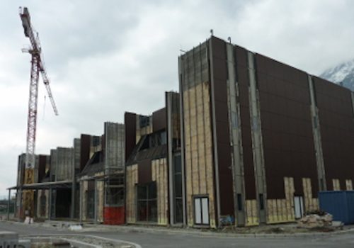 aerostazione in costruzione