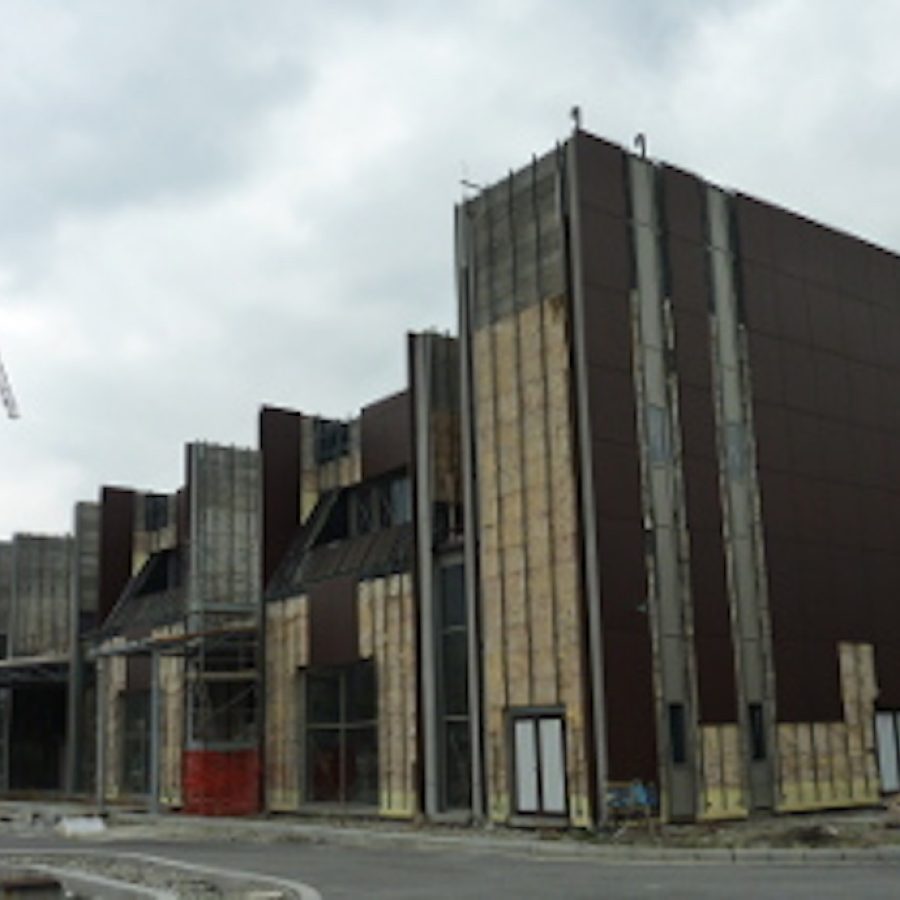 aerostazione in costruzione