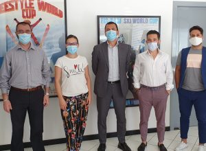 Il team degli agenti netweek.
Da sx: Giovanni Chieppa, Alice Peano, Michel Henry, Daniele Fimiano e Vittorio Veneziano