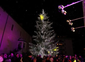 Welcome Winter 2018, l'accensione dell'albero a Courmayeur