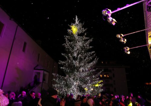 Welcome Winter 2018, l'accensione dell'albero a Courmayeur
