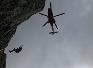 Alpinisti recuperati all'Aiguille Noire