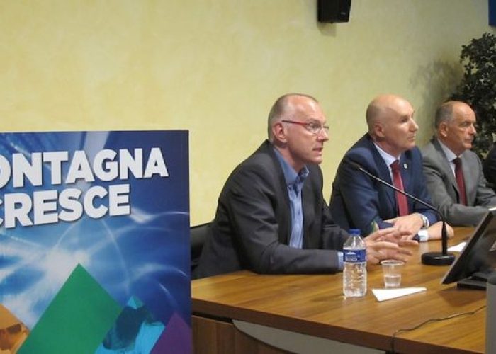 Da sinistra Testolin, Marquis, Rollandin e Mattei