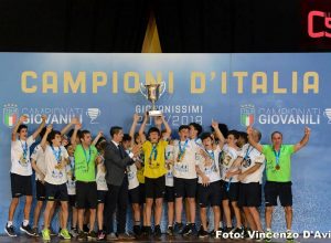 Aosta Giovanissimi Campioni d'Italia - foto Vincenzo D'Avino (Facebook Calcio a 5 Live)