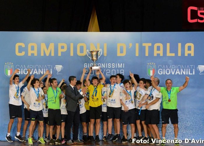 Aosta Giovanissimi Campioni d'Italia - foto Vincenzo D'Avino (Facebook Calcio a 5 Live)