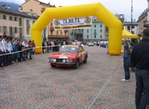 La patenza da Piazza Chanoux dell'edizione 2008