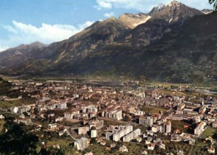Aosta dall'alto