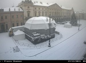 Webcam su piazza Chanoux ad Aosta