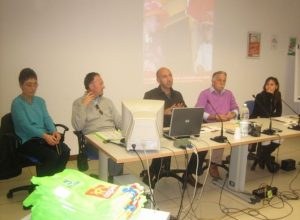 Un momento della conferenza stampa