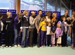 I vincitori del primo premio del concorso d'idee