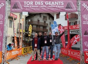 Il team della Web Tv al Tor des Géants