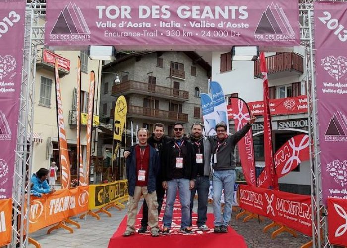 Il team della Web Tv al Tor des Géants