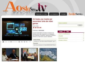 L'home page di Aostasera.tx