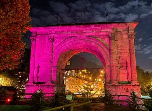 Arco di Augusto in Viola - Giornata prematurità