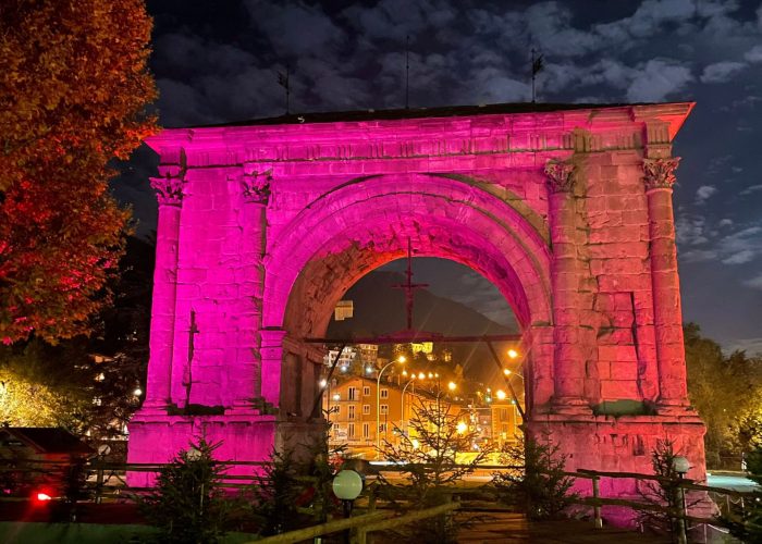 Arco di Augusto in Viola - Giornata prematurità