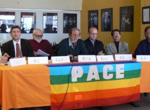 I responsabili delle forze che aderiscono all'Arcobaleno