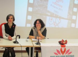 Da sinistra Dorothy Rollandin e Viviana Rosi