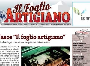 Il primo numero del Foglio Artigiano
