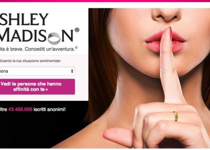 il sito www.ashleymadison.com