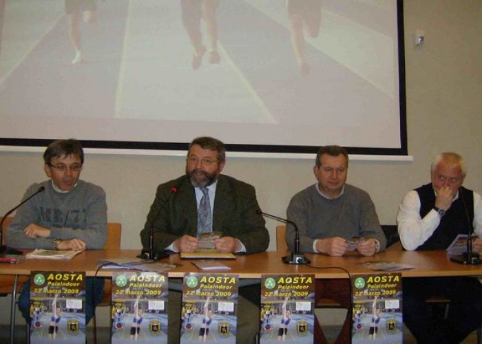 Un momento della conferenza stampa