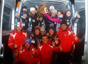 L'Equipe Limone, vincitrice dello Ski Club Challenge