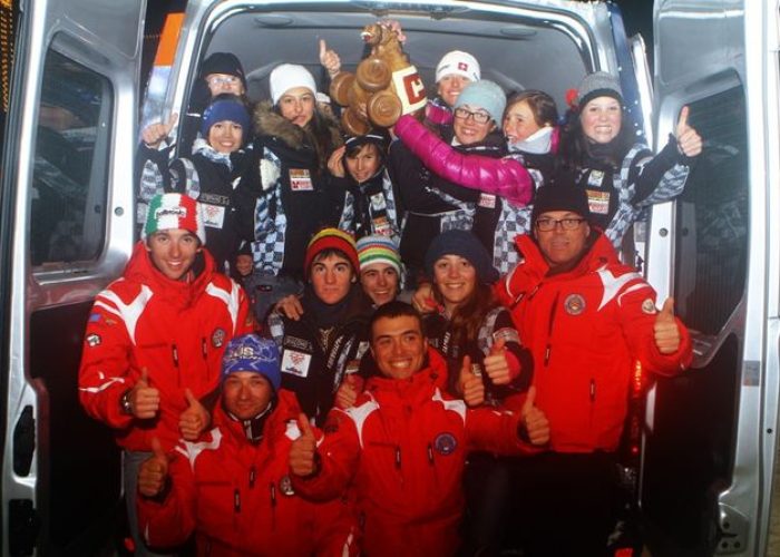 L'Equipe Limone, vincitrice dello Ski Club Challenge