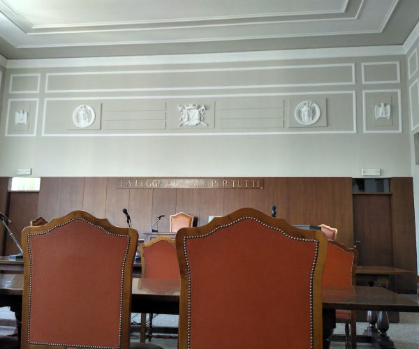 Aula tribunale, Tribunale, udienza, giudizio, processo