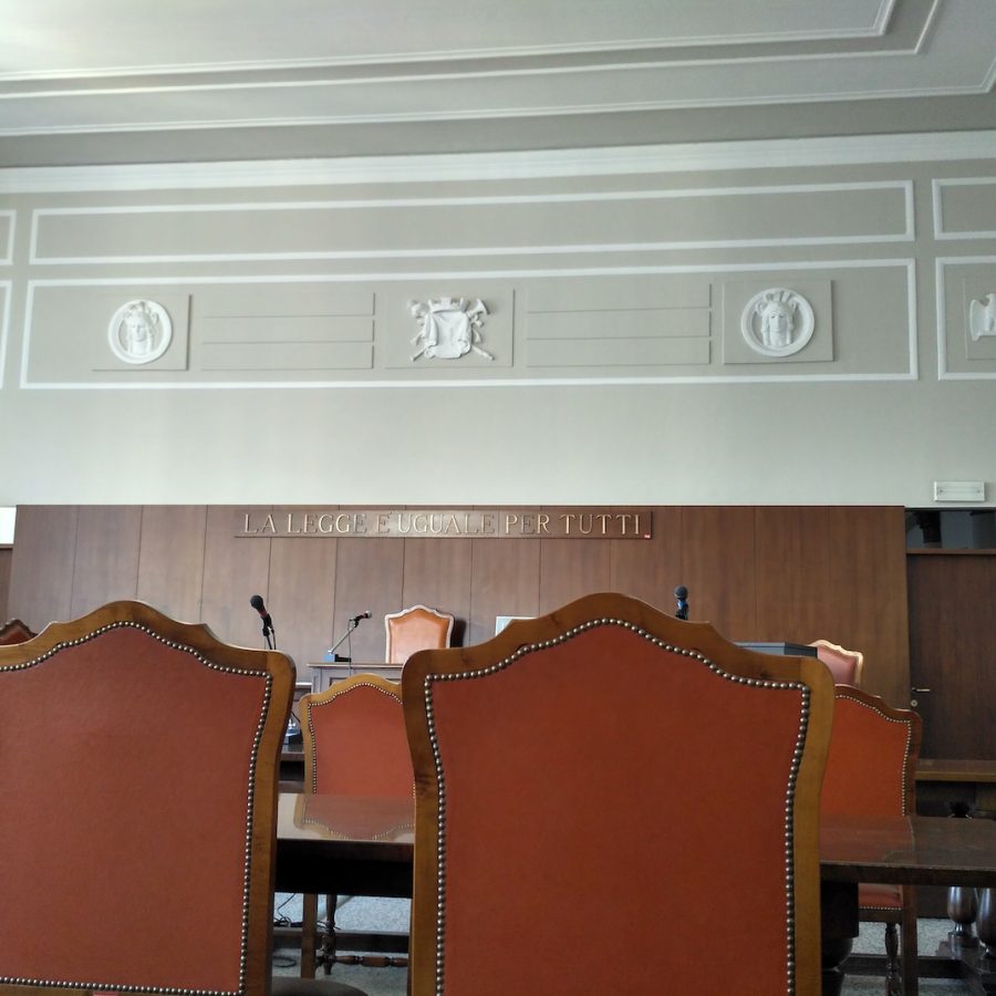 Aula tribunale, Tribunale, udienza, giudizio, processo