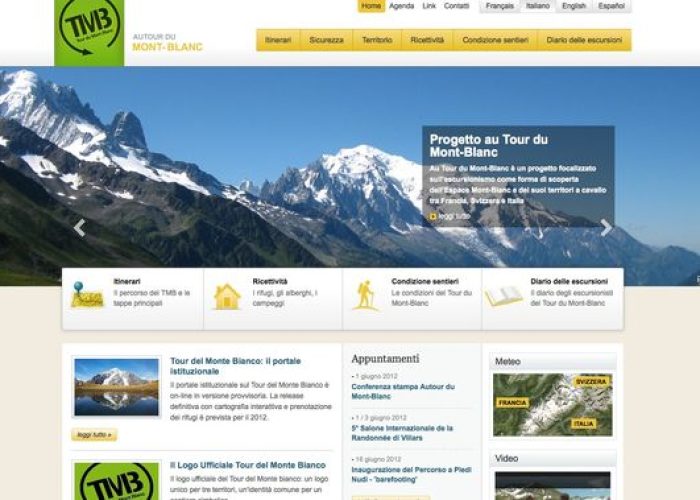 Portale Autour du Mont-Blanc