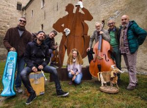 I musicisti del video "L'uomo che voleva volare"