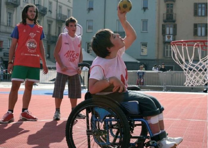 Un momento di una partita di Baskin