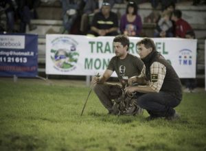 A sinistra Jean-Antoine Maquignaz  durante una Bataille