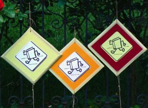 I simboli del bookcrossing utilizzati per il Bookcrossing Day