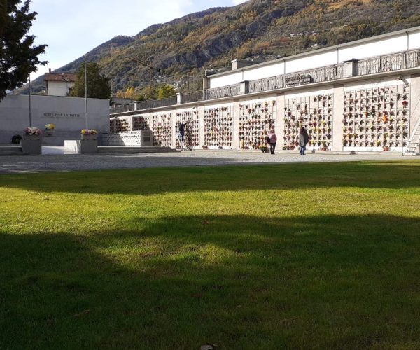 Il cimitero monumentale di Aosta