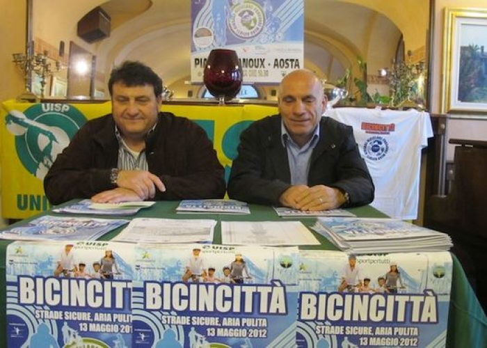 Da sinistra Carlo Finessi e Pasquale Pennella della Uisp