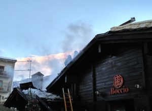 Incendio Bocciofila Sant'Orso