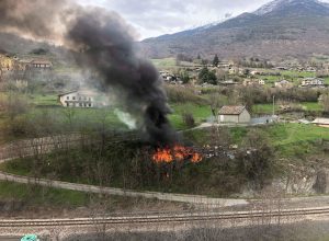 Incendio regione Borgnalle