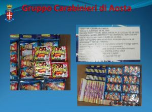 I fuochi d'artificio sequestrati
