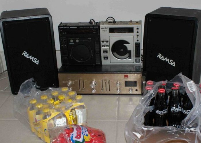 Il bottino per "farsi la serata"