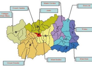Le 8 comunità montane della Valle d'Aosta