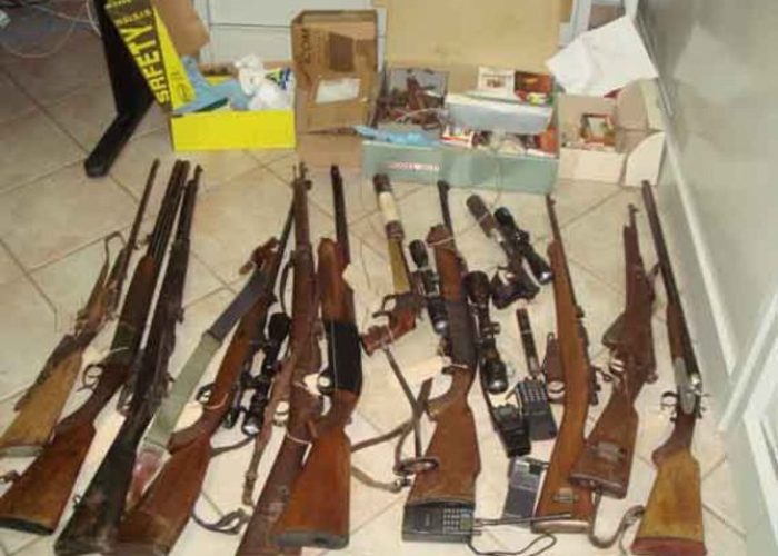 Il materiale sequestrato dal Corpo forestale valdostano