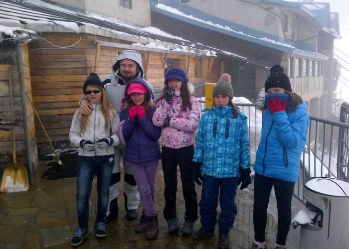 Premiazione di Brividi sul Bianco - le alunne del Convitto di Aosta