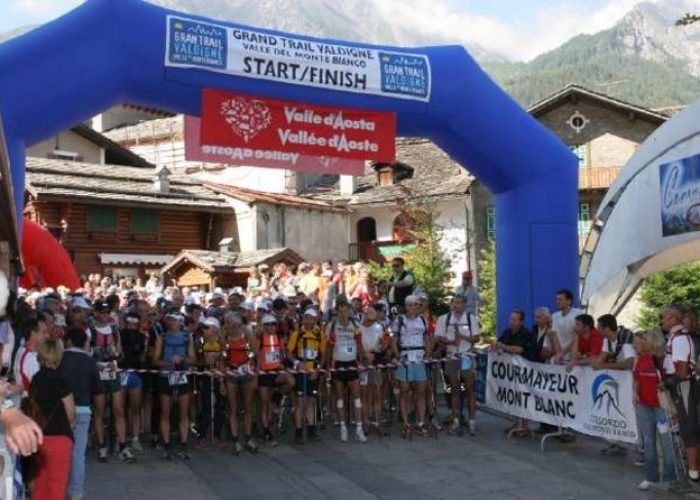 La partenza della Gran Trail Valdigne - edizione 2007