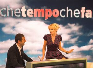 Luciana Littizzetto con Fabio Fazio a "Che tempo che fa"