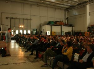 Camillo Rosset e la platea di albergatori