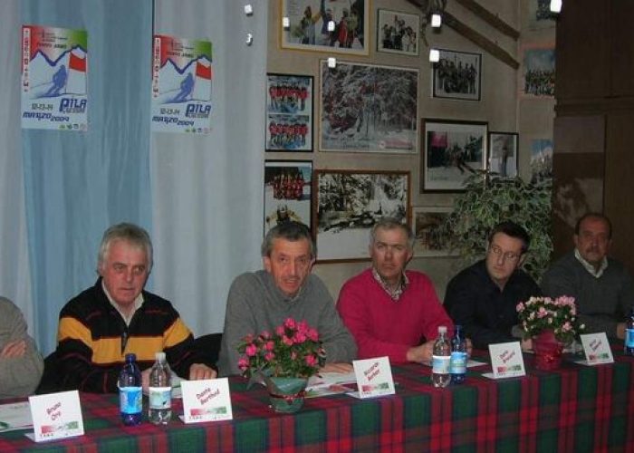 Un momento della conferenza stampa