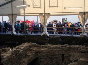 Cantiere evento in Piazza Giovanni XXIII