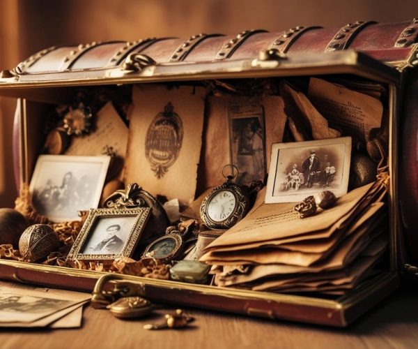 capsula del tempo - Immagine realizzata da AI